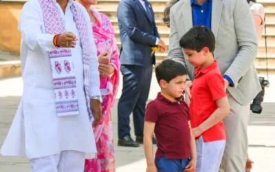 अमेरिकी उपराष्ट्रपति जेडी वेंस परिवार संग आज सुबह जयपुर का आमेर किला देखने पहुंचे 2knews 6