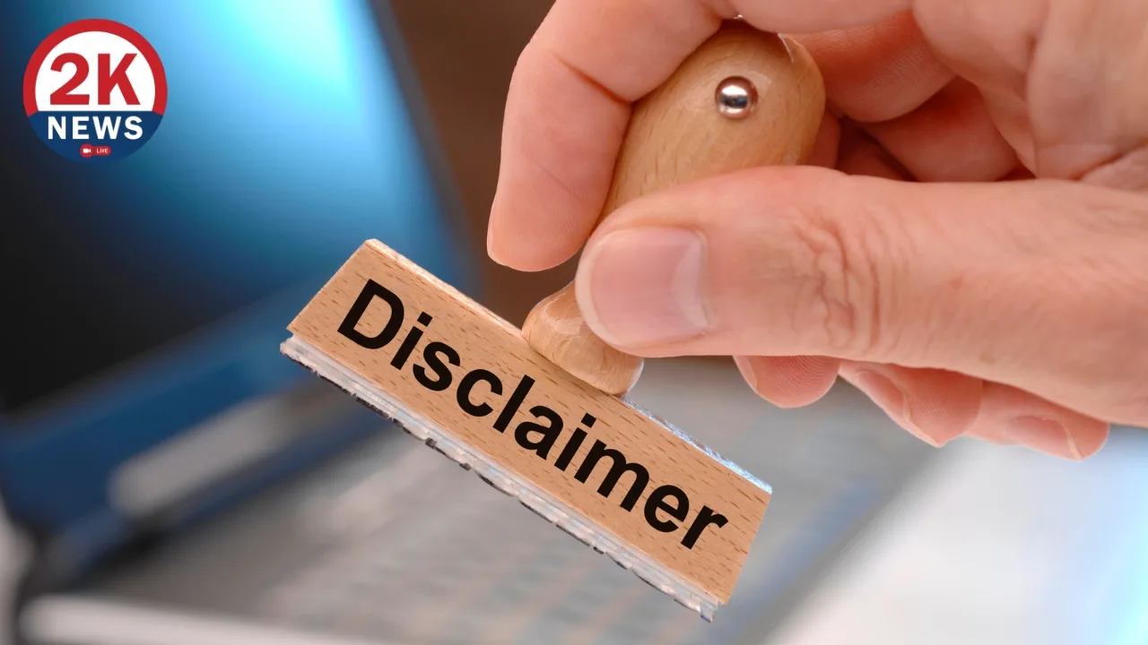 disclaimer 2knews